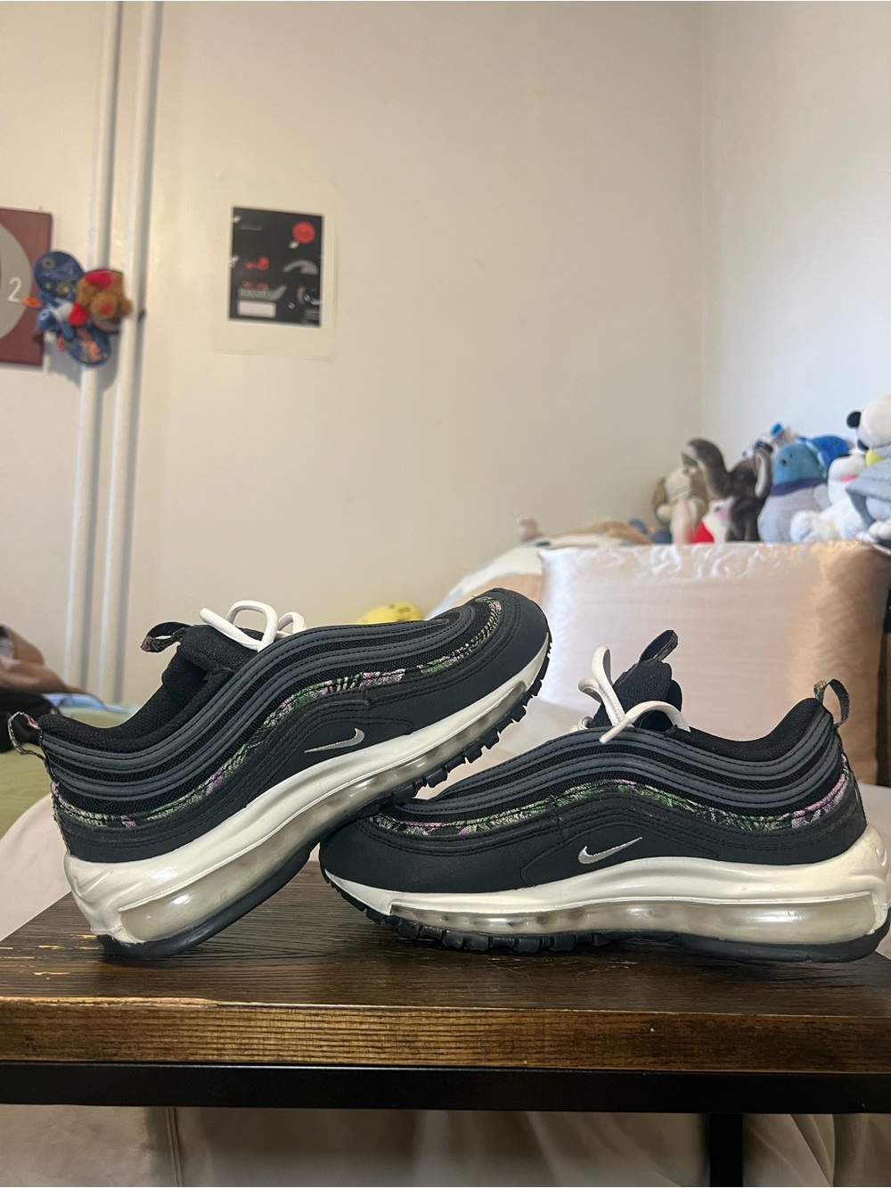 Nike Black & White Air Max 97-Inspired Women's Sneakers